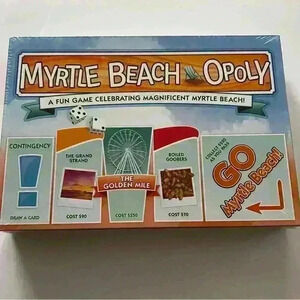 BNIB  Sealed Myrtle Beach Opoly Fun Board Game Monopoly Style Board Game